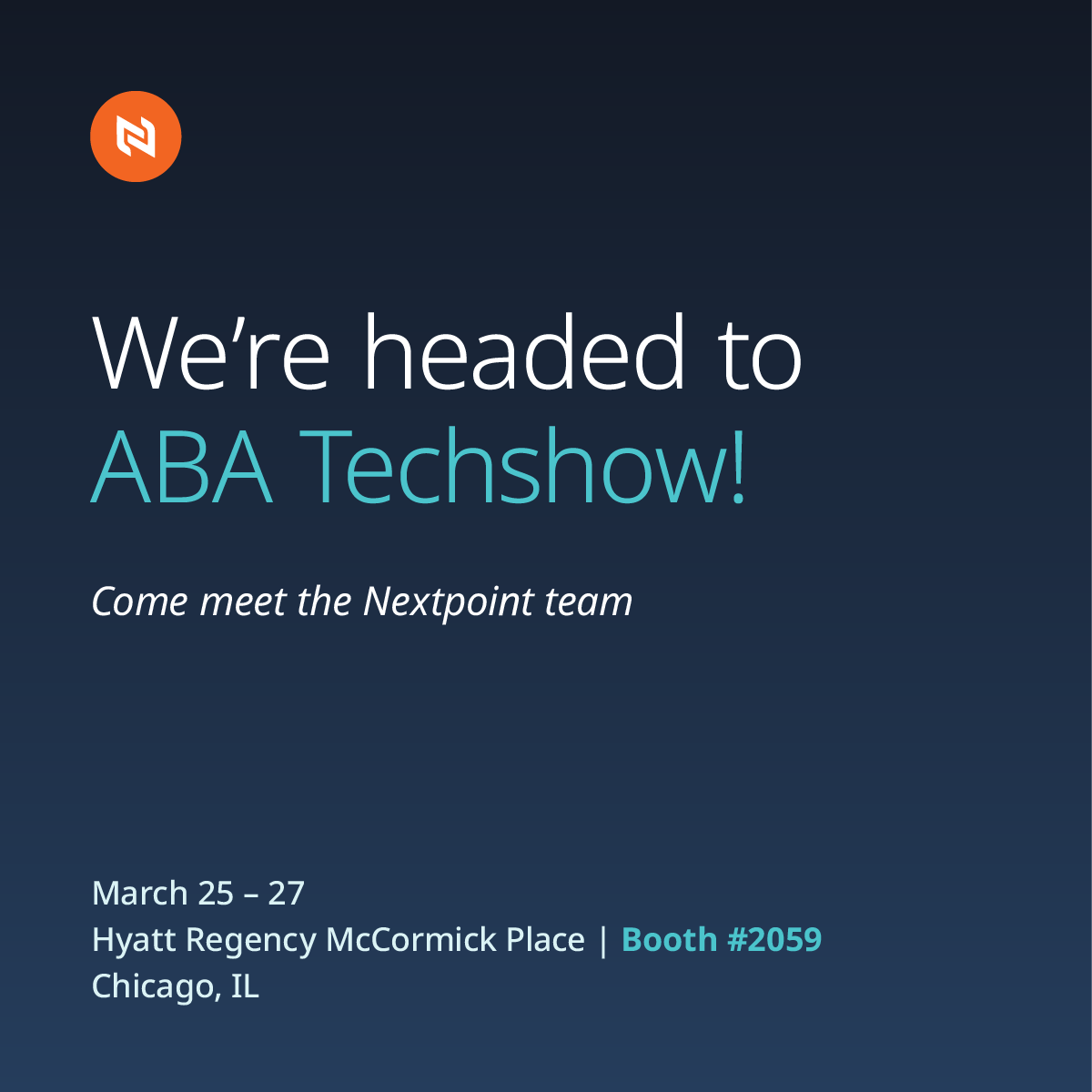 Nextpoint tweet media