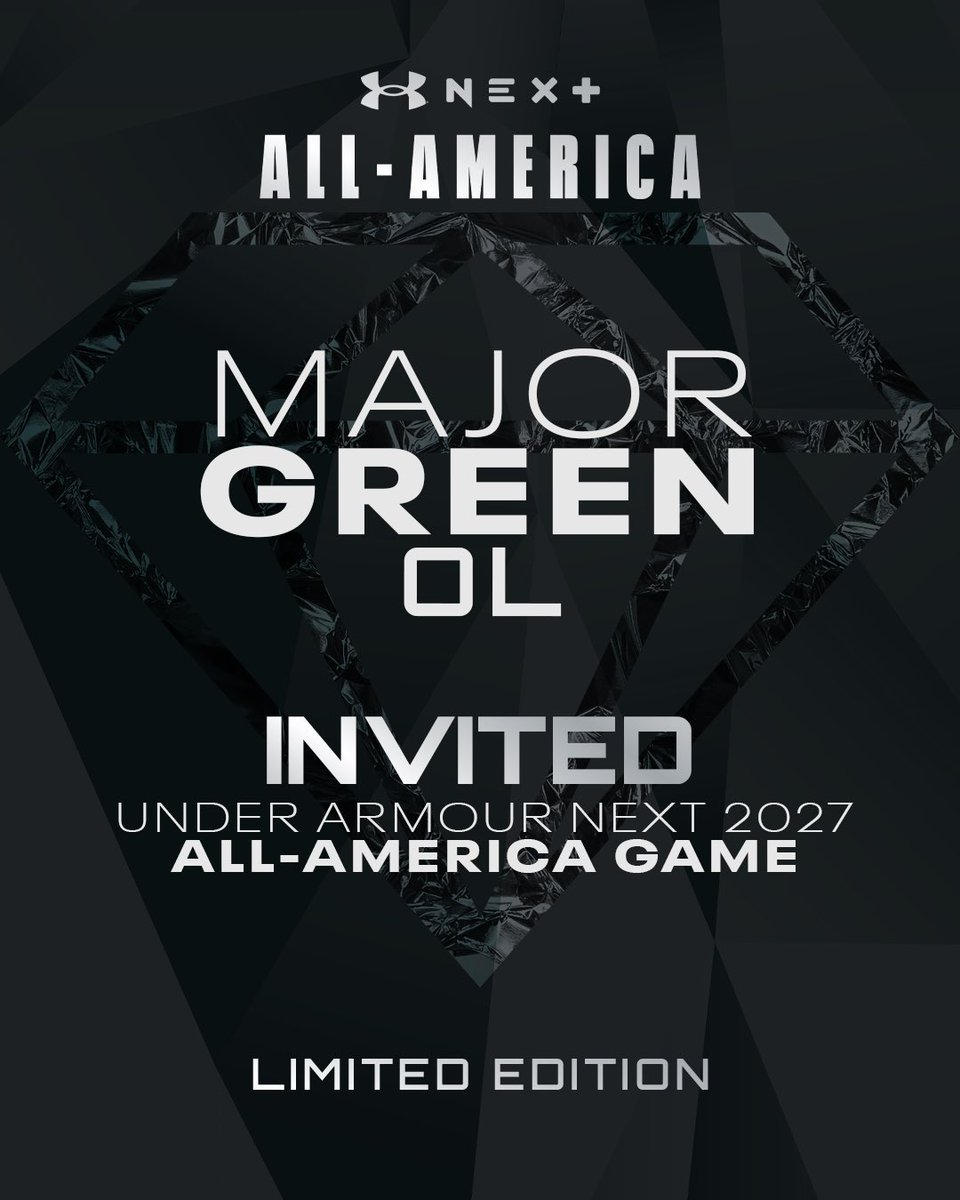 MajorGreen71's tweet photo. From nothing to an all-American. Truly blessed thankful for my family and coaches who believe in me!
We just getting started stay tuned for this ride!! https://t.co/RR0GzoUshb