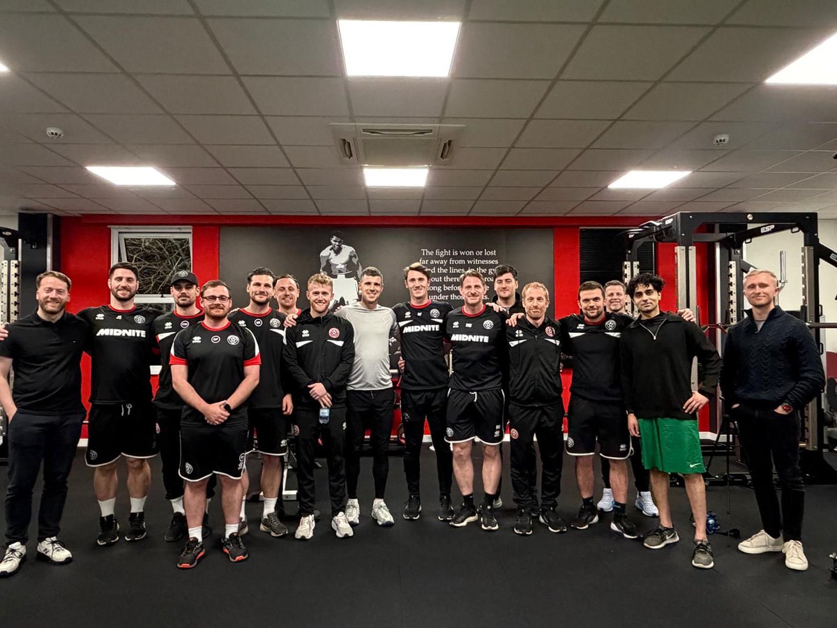 colingriffin's tweet photo. Great day at @SheffieldUnited for my Calf Rehab Course yesterday. 

Thanks to @Matt_Kono and the club for hosting me, the attendees, and Liam and Amy from Delsys Europe for supporting me with muscle EMG integration for the practical sessions. 

#CalfRehab #CalfInjury #MuscleEMG https://t.co/l17Kt4onjC