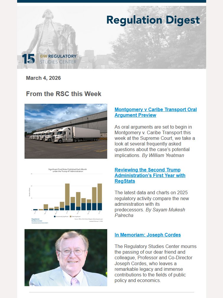 GW Regulatory Studies Center tweet media