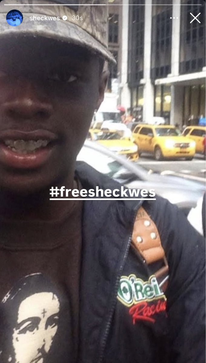 Cactussjackarg_'s tweet photo. 📲 | Nueva historia de Sheck Wes en Instagram.
#FreeSheckWes https://t.co/oDhNwK7H7f