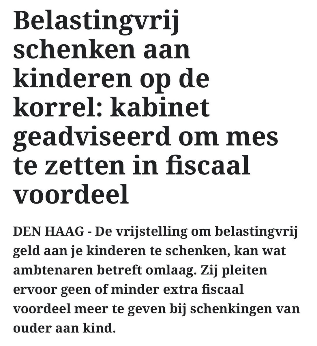 fvdemocratie's tweet photo. In plaats van méér belastingen te bepleiten, zouden ambtenaren eens moeten kijken naar de kosten van immigratie, klimaatbeleid en al die andere zinloze, miljardenslurpende projecten.

Laat mensen hun (klein)kinderen wat schenken! https://t.co/5OziKA6HZQ