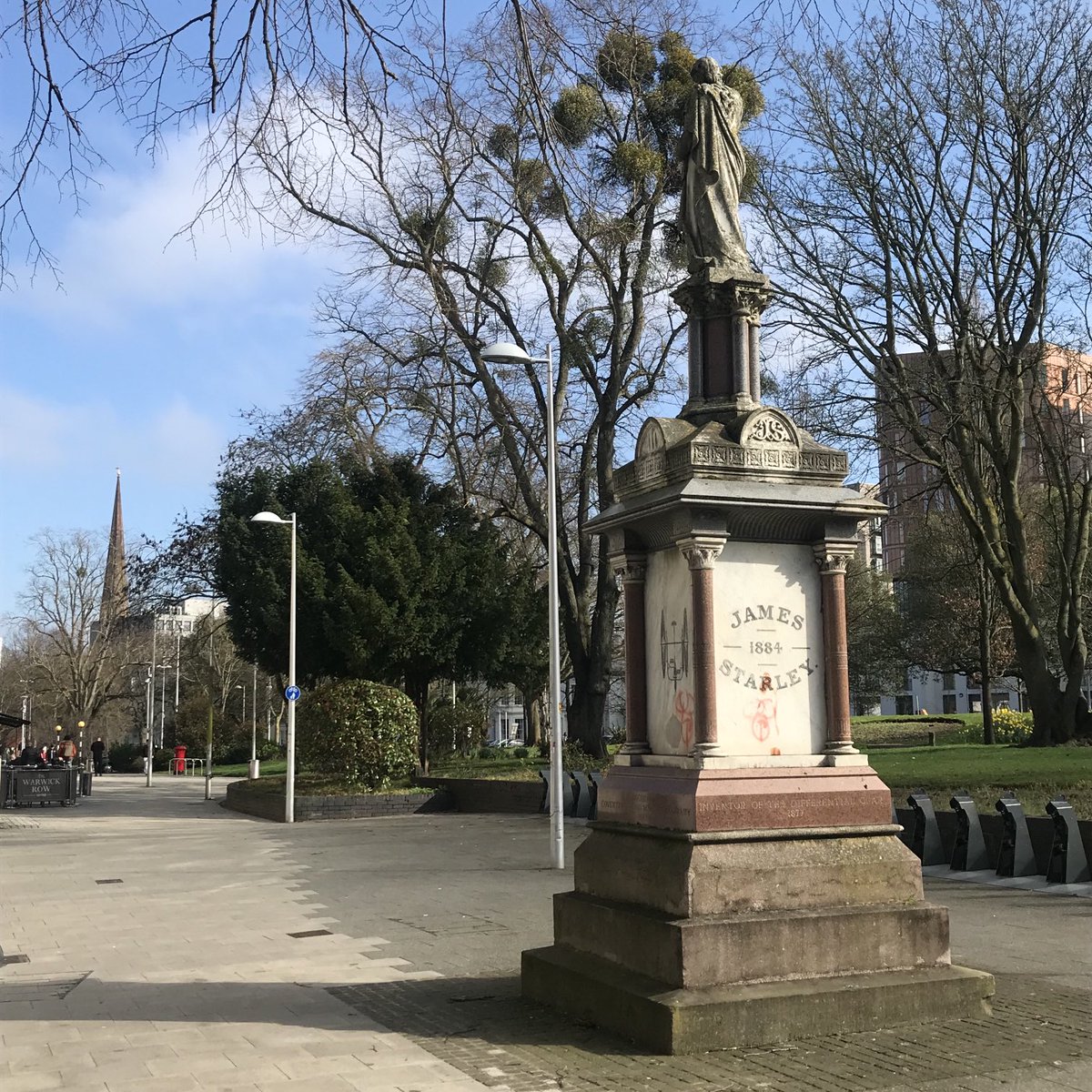 janeslondon's tweet image. One for ⁦@LWalksLondon⁩ - the inventor of the differential gear #jamesstanley #coventry #inventors