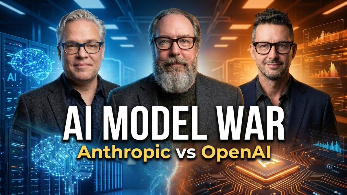 iamcoreyinhd's tweet photo. AI leadership is about more than benchmarks.

Stephen Foskett, Olivier Blanchard, and Brad Shimmin break down the rivalry between Anthropic and OpenAI, comparing Claude and ChatGPT and what it means for enterprise AI.

#AI #EnterpriseAI #UtilizingAI https://t.co/AFHAjDJPxW