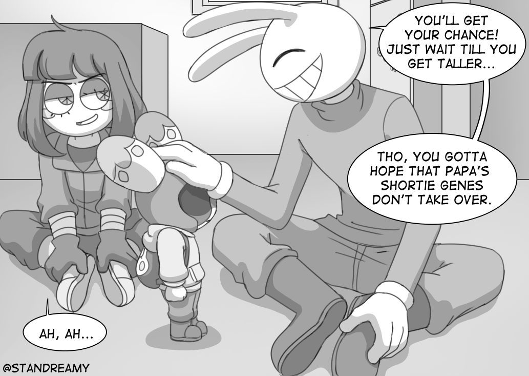 Standreamy's tweet photo. I wanted DenDen to look pissed but I still would squish his cheeks. 🥺

#funnybunny #TADC #tadcfanart     

19/? https://t.co/QDHuxxe3Ut