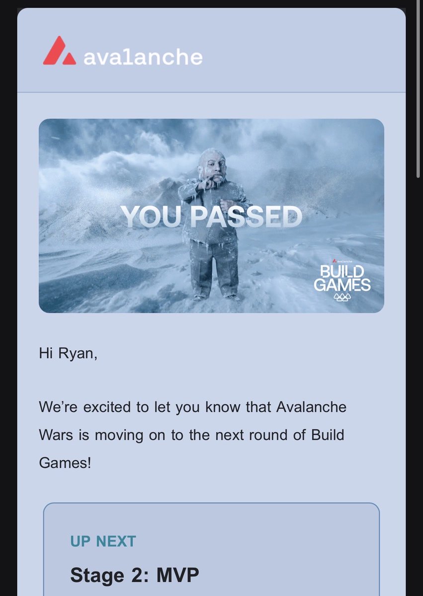 Pardon_my_trade's tweet image. LETS GO! @AvalancheWars MADE IT TO THE NEXT ROUND 🔥 CAN’T WAIT TO SHOW YOU GUYS WHAT I’VE BEEN COOKING 🧑‍🍳 #buildgames #avalanche #wars