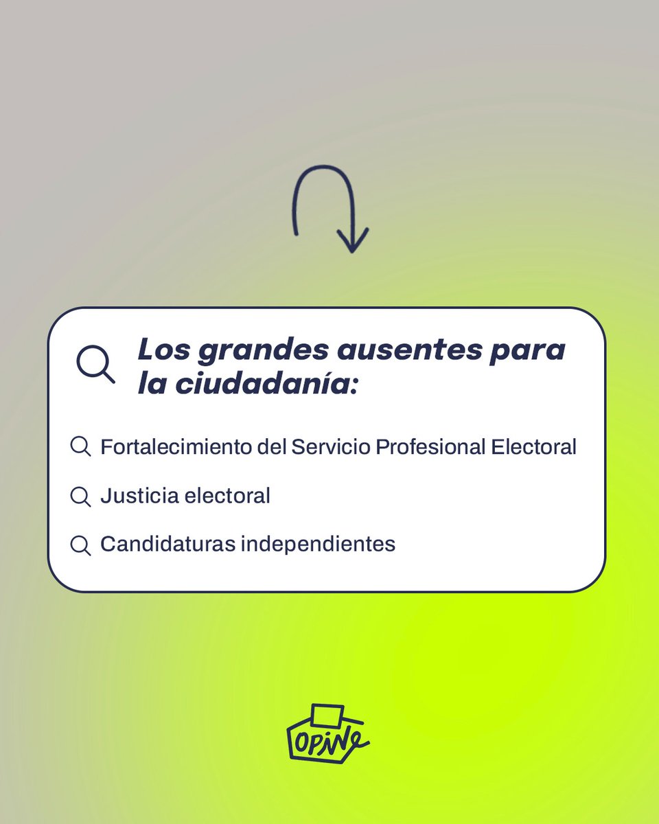 OPINE_MX's tweet photo. En el OPINE analizamos lo que propuso la ciudadanía ante la Comisión Presidencial y encontramos importantes coincidencias y diferencias entre lo que las personas consideraron importante y lo que se expuso en la presentación preliminar.
Consulta el informe: https://t.co/EImkxnHj44 https://t.co/lTe231QftJ