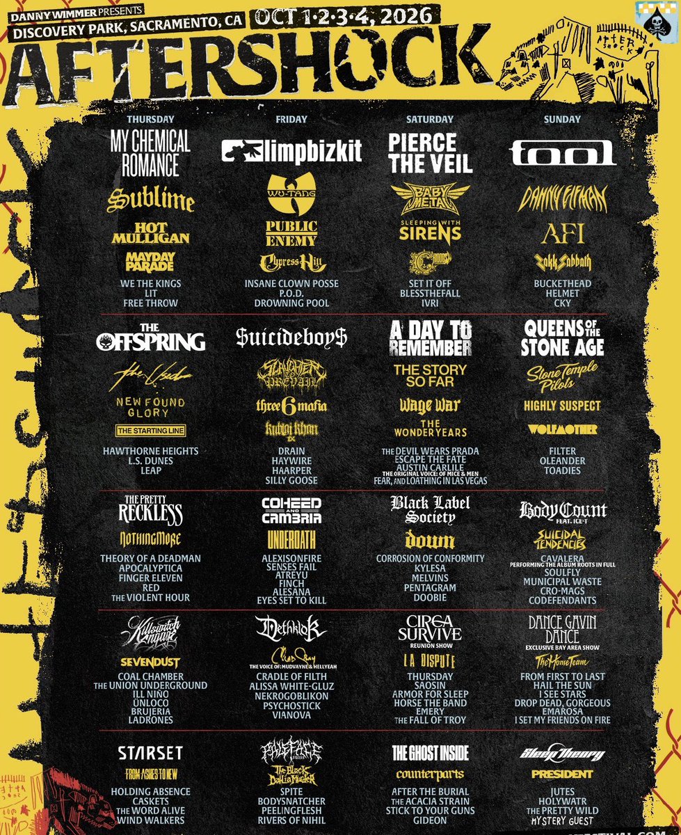 carlaharvey's tweet photo. We're not okkkkk! Super excited to bring @TheViolentHour  to @aftershockfestival this October! We'll see you in the pit Sacramento!

140+ artists. Four straight days. The West Coast’s Largest Rock, Punk &amp; Metal Festival returns in Sacramento this October 1st-4th. https://t.co/M7Q5MZJw8w