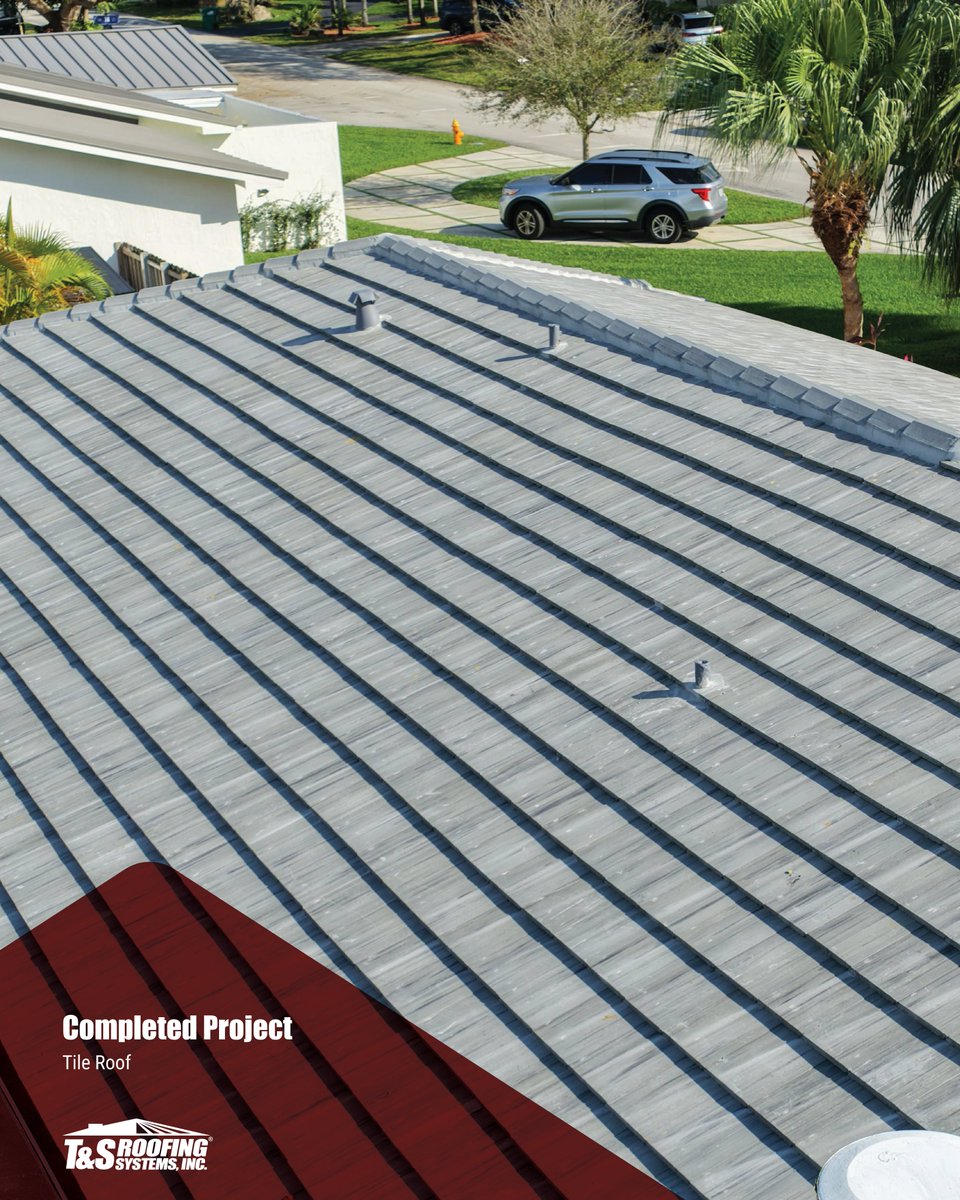 TSRoofing's tweet image. Recently completed #TileRoof near #CoralReefPark. Manufacturer: Newpoint — Color: Sterling #PalmettoBay