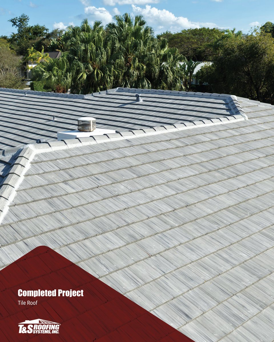 TSRoofing's tweet image. Recently completed #TileRoof near #CoralReefPark. Manufacturer: Newpoint — Color: Sterling #PalmettoBay