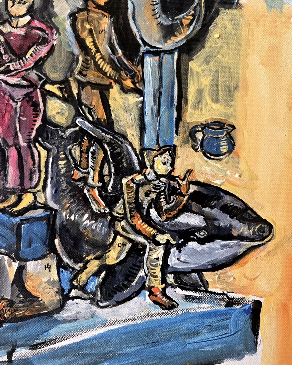 ZManArtStu23826's tweet photo. ✟Method: Keep brush moving. No Direct Messages. All art posts are for my wife & son. I only care what they think. Attempts at color, black & white. #John316 #paintingoftheday #John133435 😍 03-04-2025 G #Luke2242 #Painting #sketch #artist #ArtistOnTwitter #ArtistOnX #art ✟ https://t.co/F8odYB2heJ
