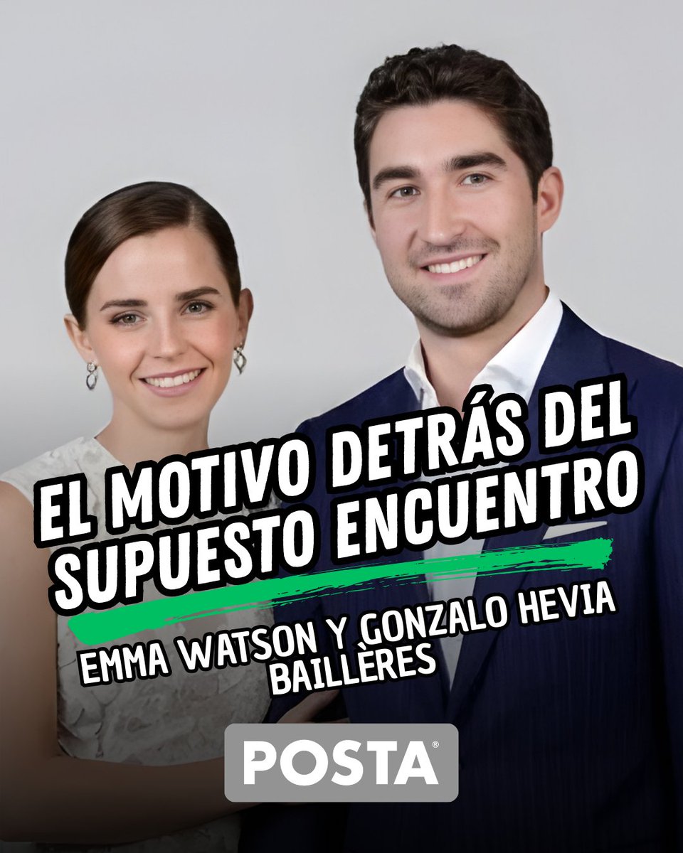 Después de haber difundido las fotografías donde se les ve juntos, ahora revelan el posible motivo por el cual estarían en una relación. 🫢

Nota 👉posta.com.mx/entretenimient…