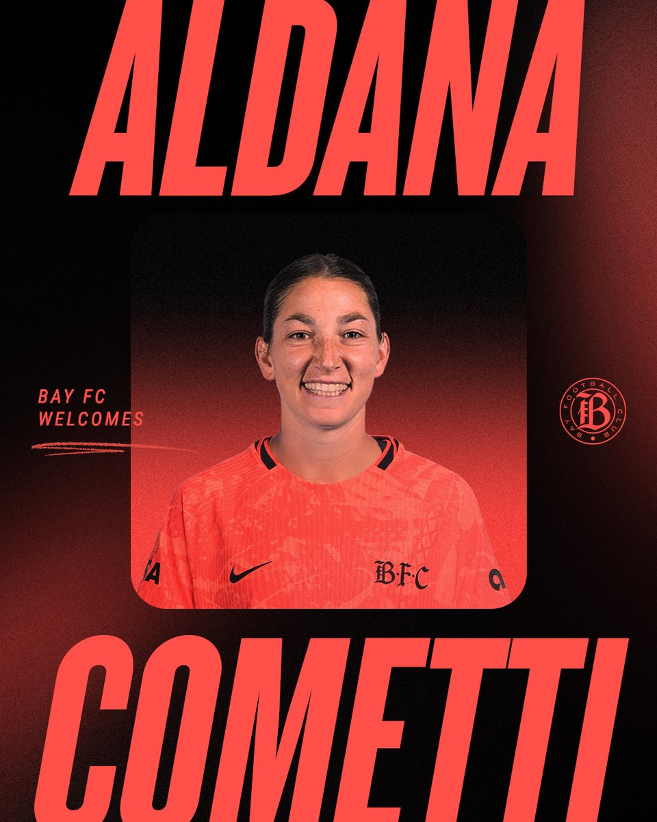 wearebayfc's tweet image. Argentina’s captain has arrived!
A leader. A champion. A game changer.
Bienvenida, Aldana 🇦🇷
#BayFC
