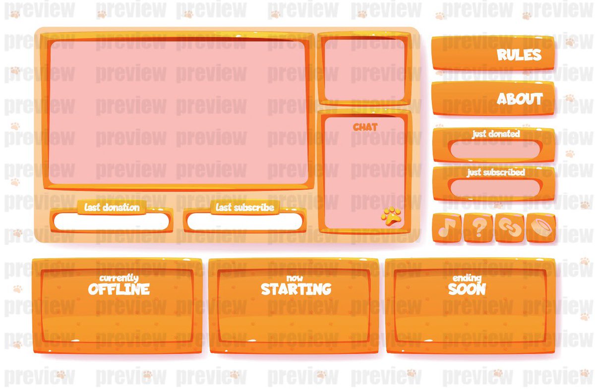 roughchese's tweet photo. Hey all new overlays and emotes coming soon featuring my cat Pumpkin when you subscribe !! Overlay is pumpkin themed as well, stay tuned for future live streams with the pumpkin overlay and emotes and of course thank you @Teresia_Len for the awesome artwork! Be sure to check her out everyone :)
