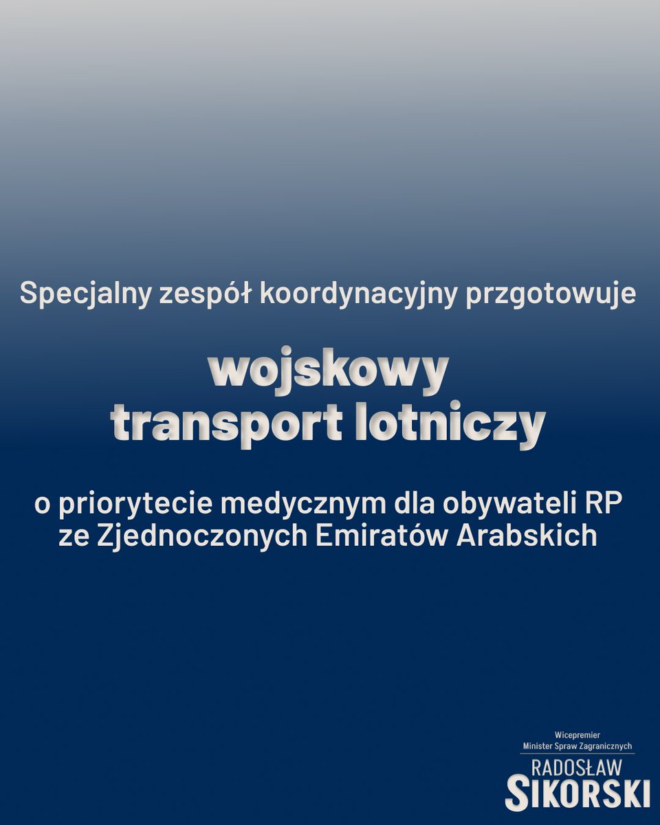 Najnowsze informacje dot. sytuacji na Bliskim Wschodzie. Bezpieczeństwo naszych Obywateli i Obywatelek jest naszym priorytetem.