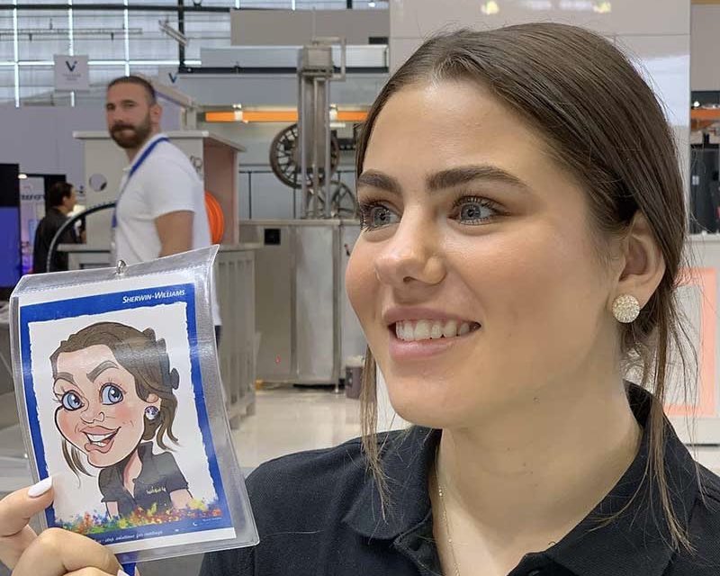 Seit über 15 Jahren ist Erol mit den iPad Karikaturen schon unterwegs auf Messen und Firmenveranstaltungen