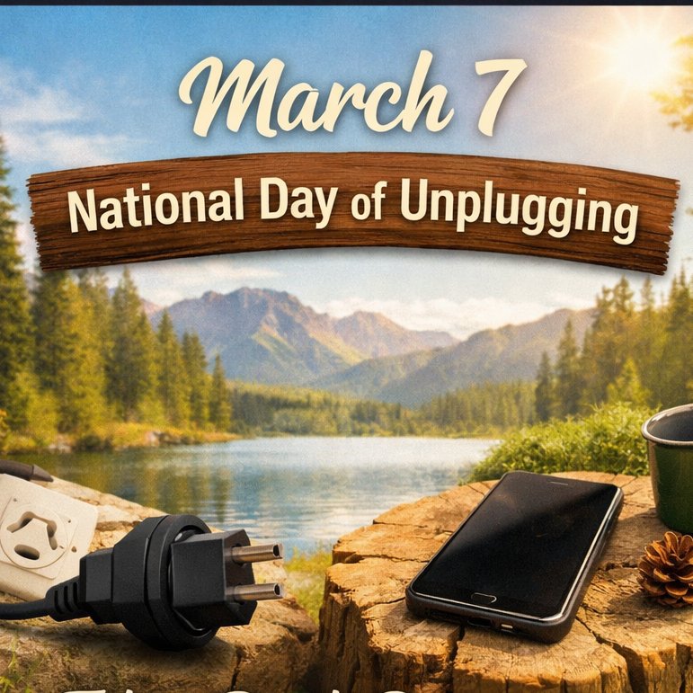 March 7 <a href="/ChequePrint/">Cheque Print</a> is proud to acknowledge National Day of Unplugging. In a world of constant notifications, emails, and screen time, #DayOfUnplugging is a reminder to pause, power down, and reconnect with family, friends, &amp; yourself.
This weekend, we encourage you to unplug!