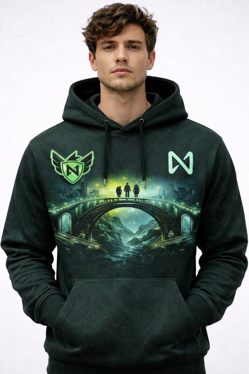 adrenaltrades's tweet image. Bridging Web2 and Web3 in style 🌉💚

A bold, futuristic design in NEAR’s signature green, symbolizing the connection between technology and people. Clean, hyper-realistic, and built to represent true digital accessibility.

@NEARProtocol @nearmerch 

#merch #merchdesign