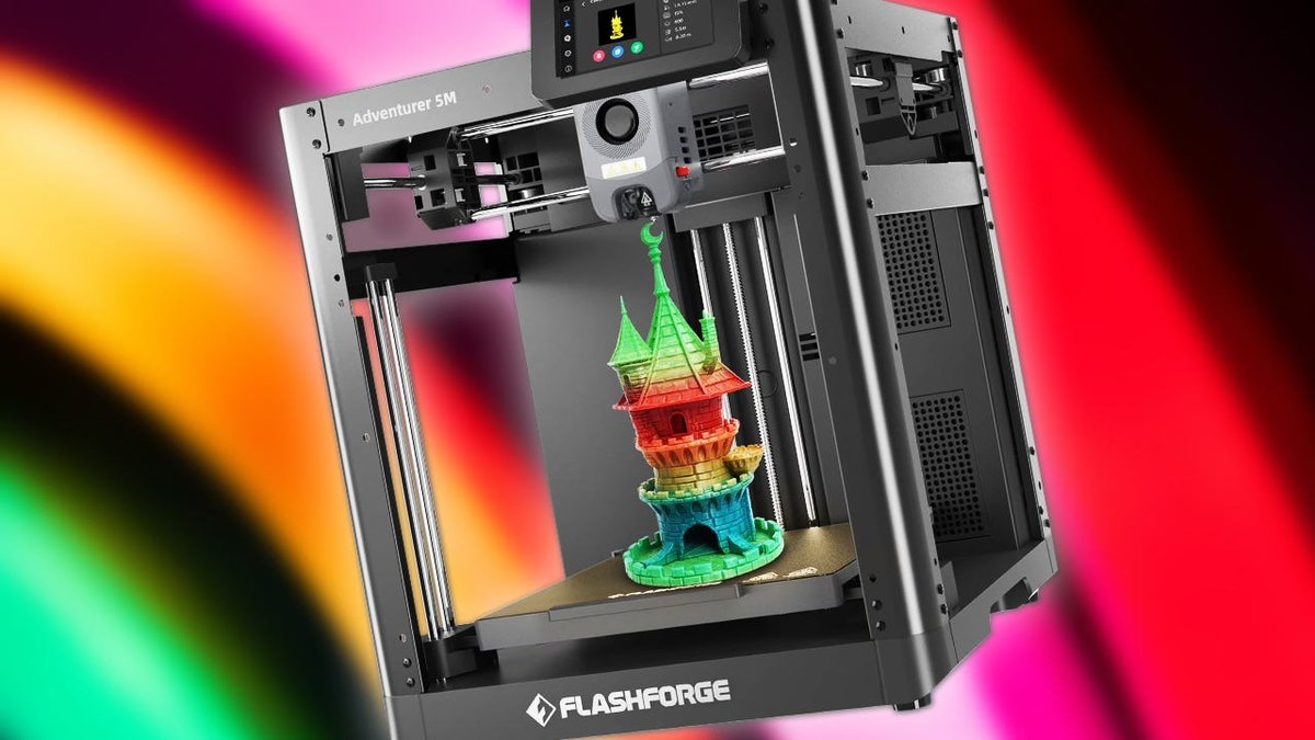 IGN's tweet photo. The FlashForge Adventure 5M CoreXY 3D Printer has dropped to just $161 with free delivery. https://t.co/xEOUaY6COP https://t.co/3SWEA0UV0C