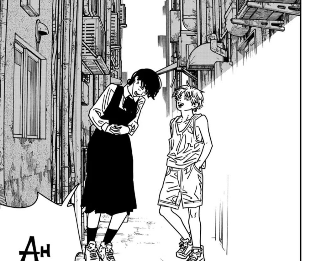 This made me realise she rarely smiles in the manga. The only times she seemed happy was w yuko &amp; denji