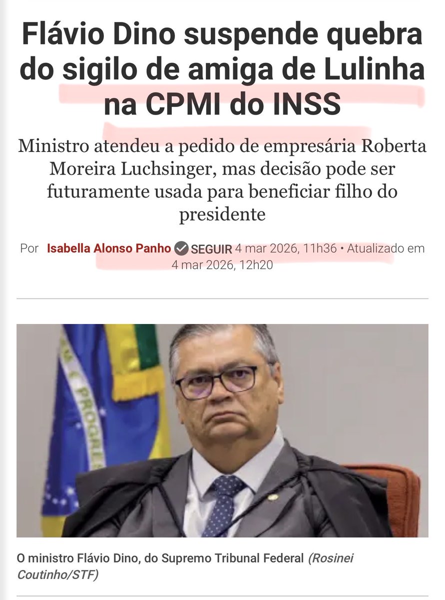 Guthbsb's tweet photo. O Fininho , tu esqueceu que julgaram o Jair e outros atacado? Canalha?!?! 

“O principal argumento usado por Dino foi de que a CPMI determinou a quebra dos sigilos “no atacado”, sem analisar individualmente cada um dos alvos da medida. 

L https://t.co/NRkTrWfniX