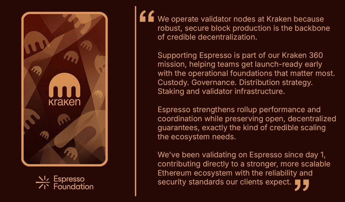 Espresso Foundation tweet media