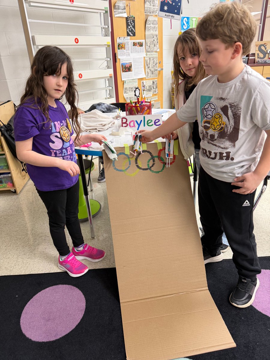 CoyOCSSteam's tweet photo. We celebrated the Coy Olympics in February. Students made luges, skis, skeletons, and hockey games to compete. Students earned medals for their races or games! Way to go Coy students!! @Coy_Rams https://t.co/xdt9scMn4U