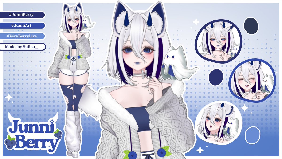 JunniBerry 🫐🐾 — 𐔌VTuber *⁠。 tweet media