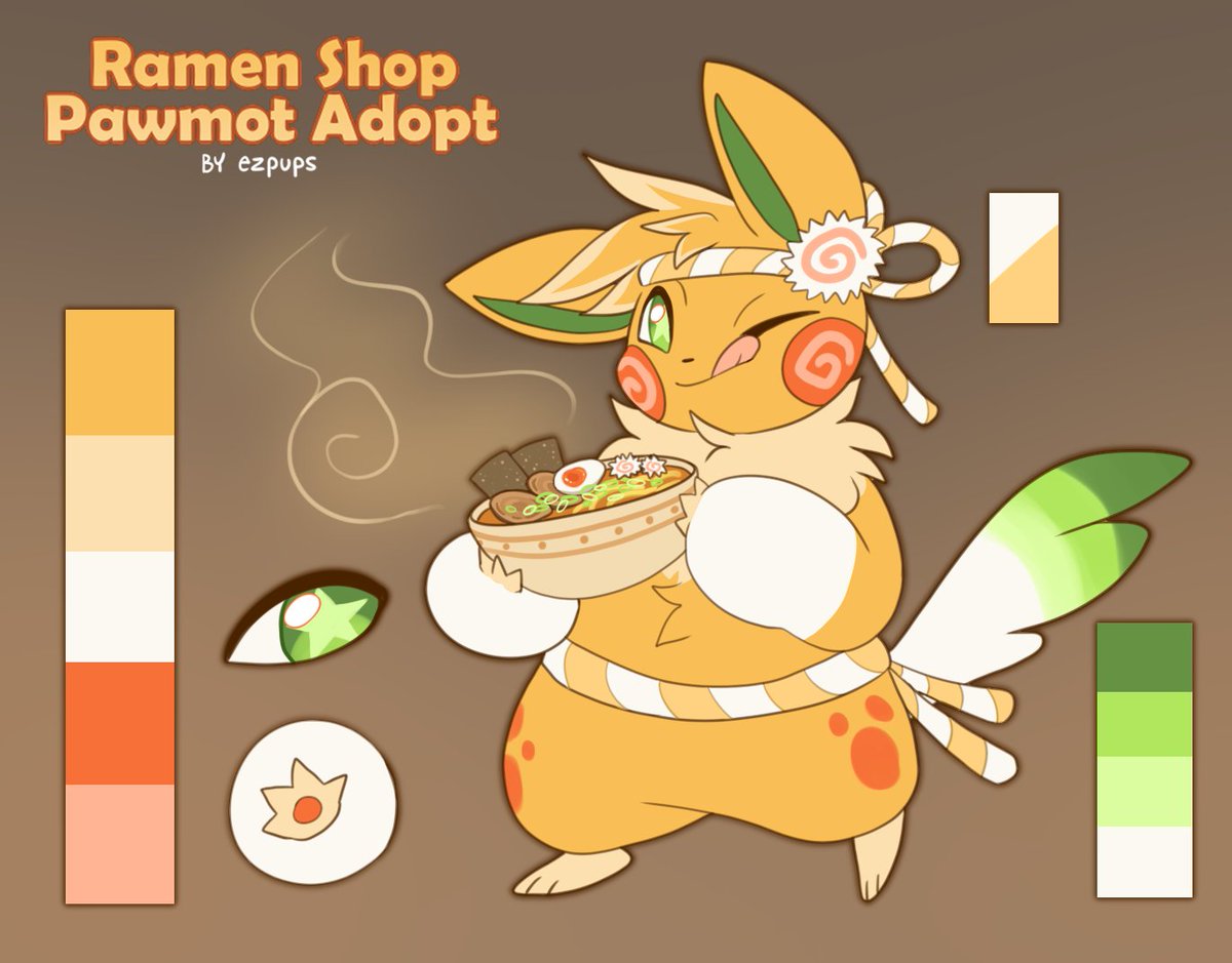 Another 2 recent adopt designs I made, love 'em!! 🥰 #pawmot #leafeon