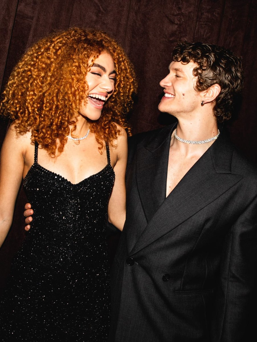 IT’S FINALLY HERE! Connor Storrie and Ksenia Daniela Kharlamova at the Actor Awards after-party! ✨️