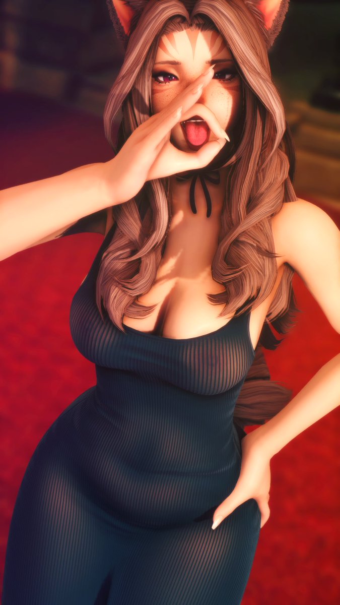 WinryLanverlais's tweet photo. This dress has her acting like a completely different person 🙈
#ffxivlewd #ffxivnsfw #gposensfw #gposelewd #thatdress #MiqoMarch #miqosnfw https://t.co/Xdg7zW6zmb