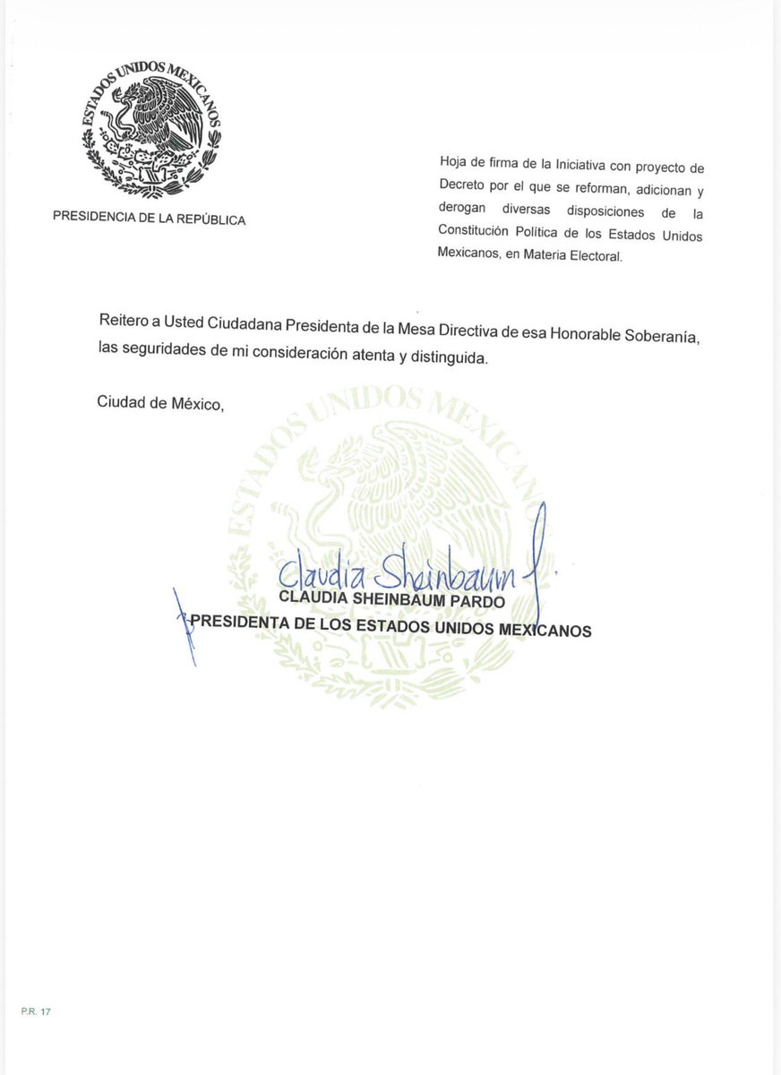 jmartinreyes's tweet photo. 🚨CONFIRMADO: El documento filtrado sí es la iniciativa de @Claudiashein.

Acá un análisis inicial de los riesgos y retrocesos: 🔻 https://t.co/46OOubcTKi