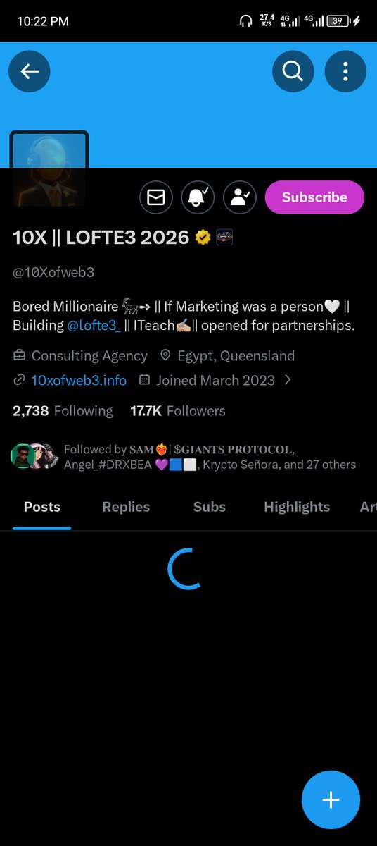 maestroofweb3's tweet photo. @10Xofweb3 Following and notis on since ages..
$10 would feed me this week https://t.co/Utb3xTN1Kq