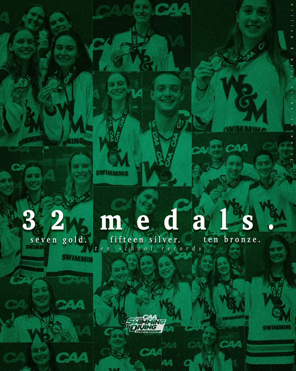 William & Mary Tribe Swimming tweet media