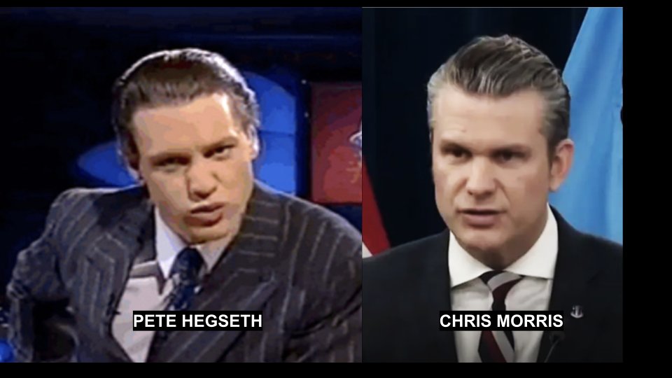 I can't unsee it - its WAR! #Hegseth