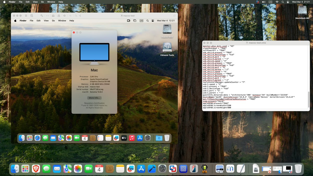 I got it working.  

macOS x86_64 guest on macOS x86_64 host with graphics acceleration via apple paravirtualized graphics.