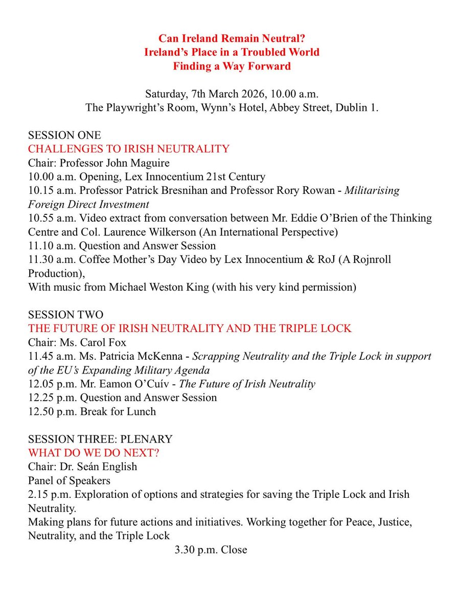 World BEYOND War Ireland tweet media