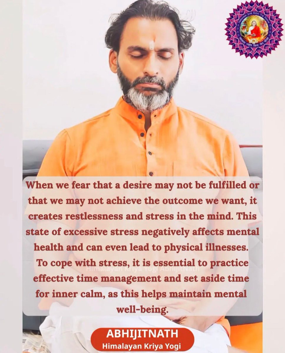 YogiAbhijitnath's tweet image. Day 76 with us on the journey of self-realization. #SOUL #meditation #Peace #Detachment