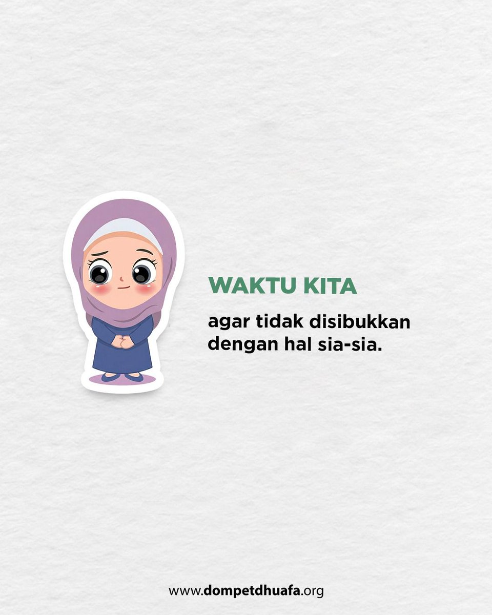 dompetdhuafaorg's tweet photo. Selain berpuasa, ada beberapa hal yang perlu kita kontrol agar ibadah kita di bulan Ramadan ini semakin khusyuk.
Semoga sama-sama kita bisa menjalankannya, ya💚💚
#DDQuotes #Ramadan1447H #RamadandiDompetDhuafa #DompetDhuafa https://t.co/H9wthXZOjJ