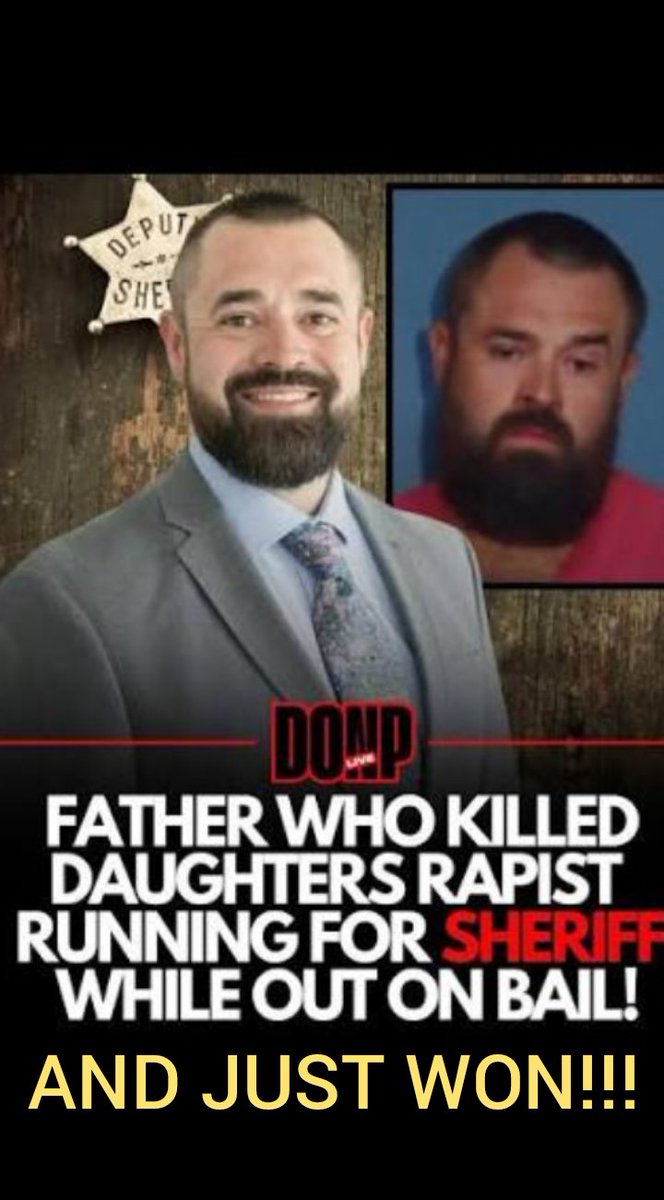 Aaron Spencer, an Army veteran who is awaiting trial for killing his 14 yr old daughter's rapist, just WON the GOP Primary for Sheriff. 

Spencer is accused of murdering 67 yr old Michael Fosler, a predator with numerous sexual offenses on record.

Do you think Aaron Spencer