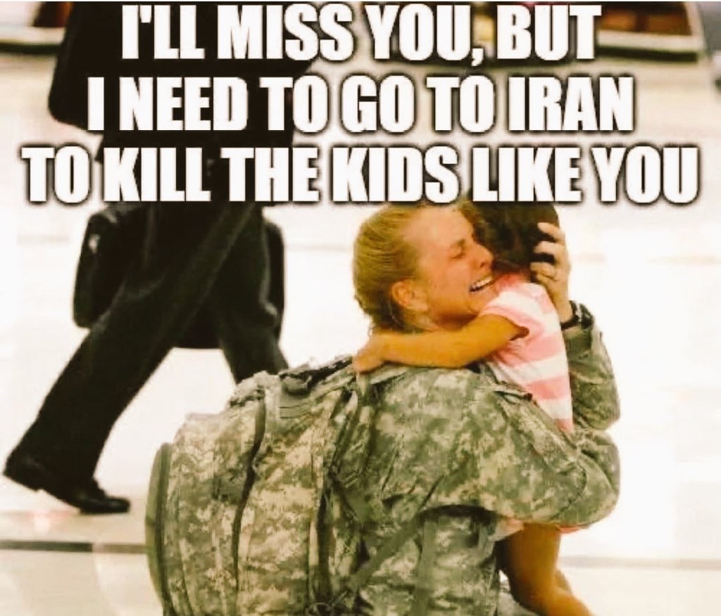 Suleman2567's tweet photo. US army on mission Genocide & on mission suicide,
#Iran
#IranWar
#USASoldier
#USA https://t.co/Jq7qHPNp5g