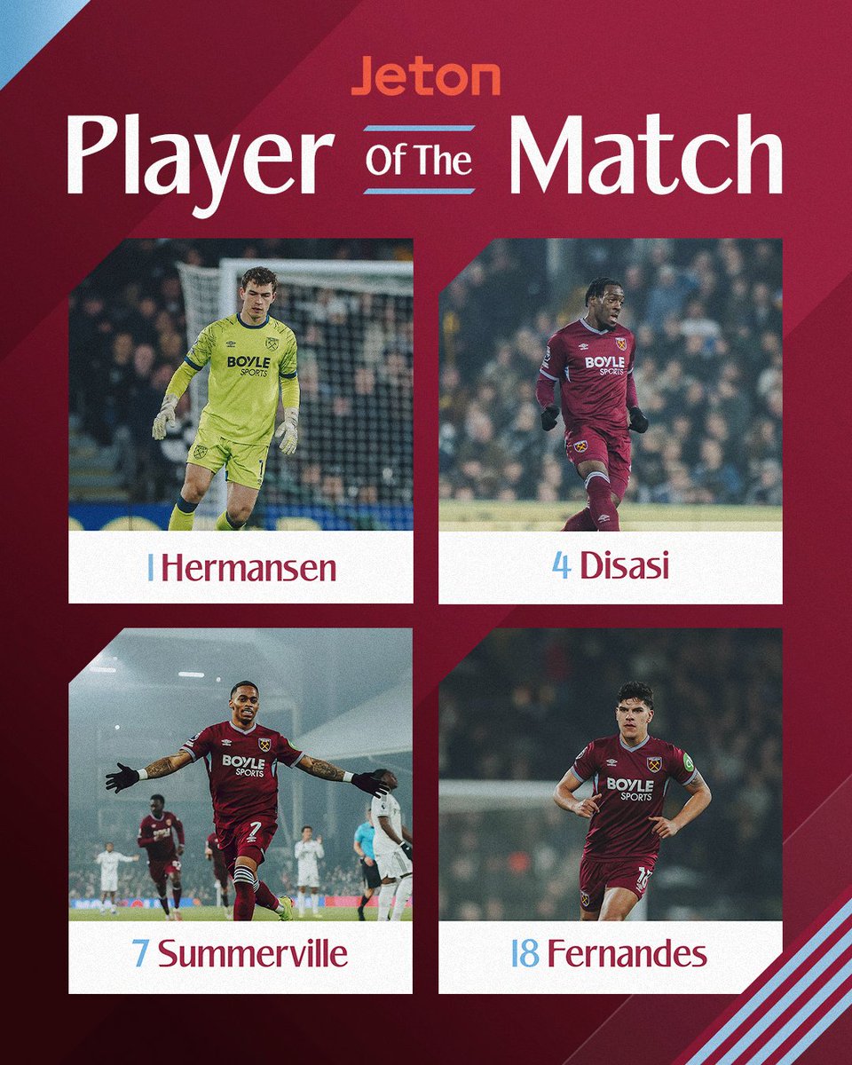 Vote for your @JetonPayments Player of the Match 🗳️