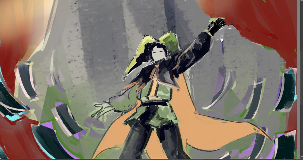 wip idk if I ever finish this sketch but I like colors :p