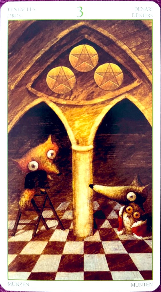 urusa41's tweet image. ✧･ﾟ: * The Cards Speak * :･ﾟ✧

まだ
みっつ？

ううん

もう
みっつ

ちがう力
ちがうまなざし
信じるこころ

それぞれが
重なったとき

ぼくたちは

きっと
つくれる

( ˘͈ ᵕ ˘͈ ) 🛠️✨

#ThreeOfPentacles
#UrusaArcanaVerse