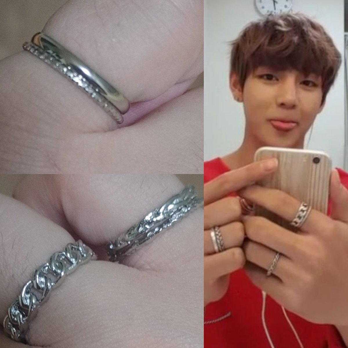 I bought the ring worn by BTS member V. BTSのメンバーのV着用の指輪