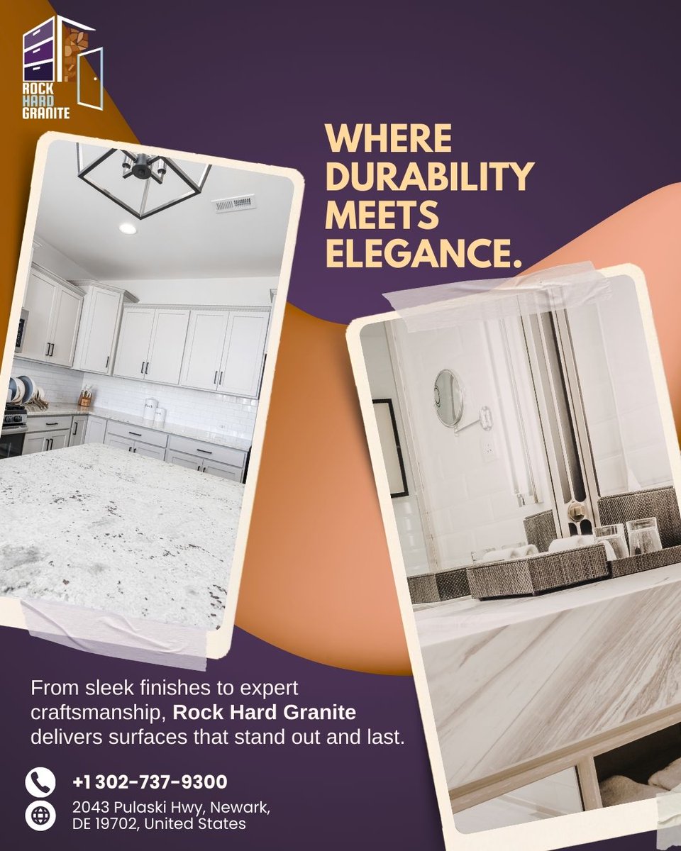 homestore1stop's tweet image. Where durability meets elegance.

Call us Now: +1 302-737-9300
Visit us Now: 2043 Pulaski Hwy, Newark, DE 19702, United States
#rockhardgranite #countertops #kitchendesign #granitesurfaces #homeupgrade