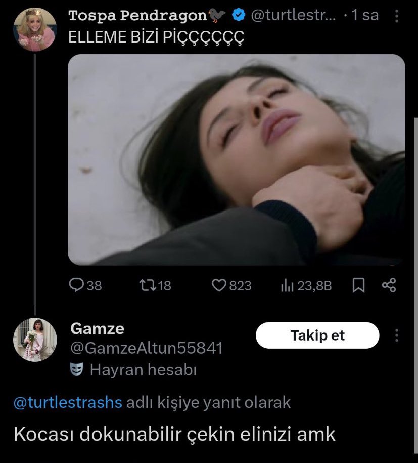 abi bunlarin igrenclik saka mi midemi bulandiriyorlar her seferinde EVLİ bir kadinin nabzina bakamaz cümlesi ne zaman gelicek acaba