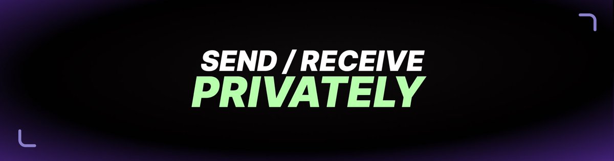 Your wallet but you can send/receive crypto privately.

And it costs $0 to use.