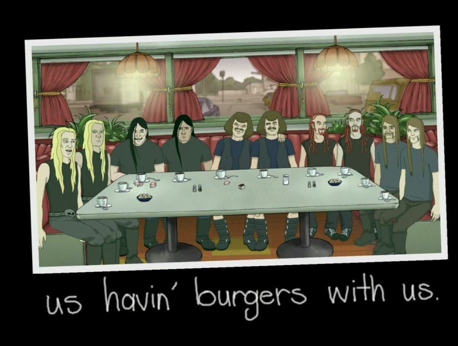 ReachMapache's tweet photo. Recuerdo un capítulo de Metalocalypse donde contrataban dobles porque estaban amenazados de muerte podría ser el caso hahaha #VoyConAniversario https://t.co/ueQLiCBz0N