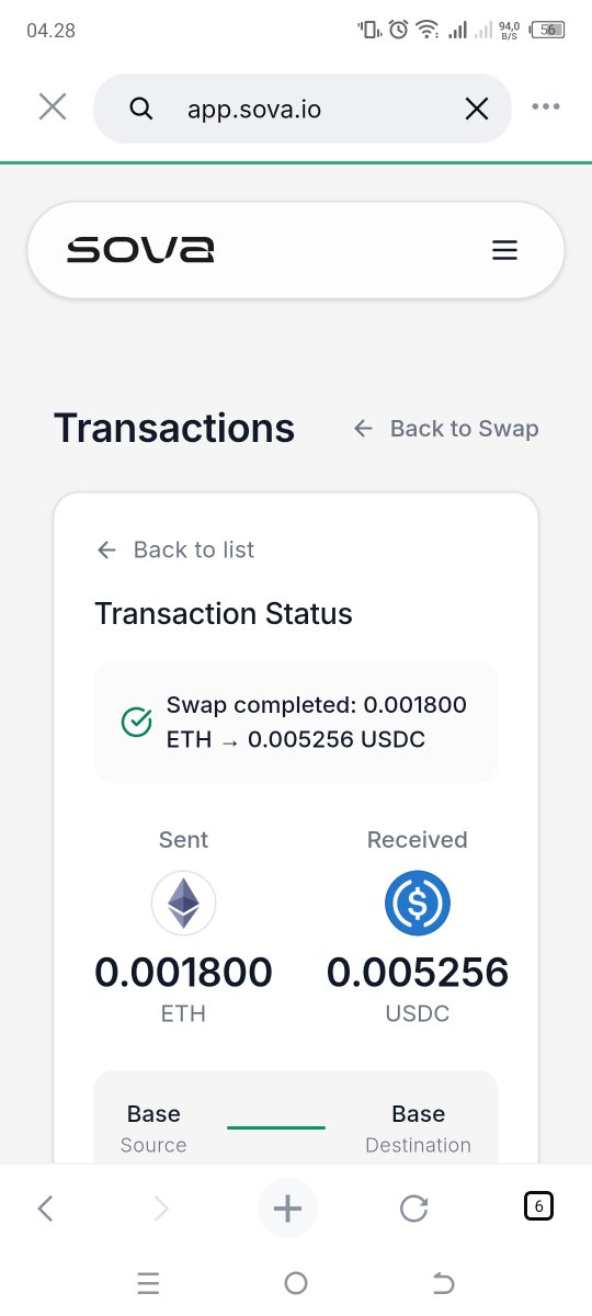 Just a small reminder to be careful when using @sovabtc. Always double-check your swap results and transaction history before using it regularly.